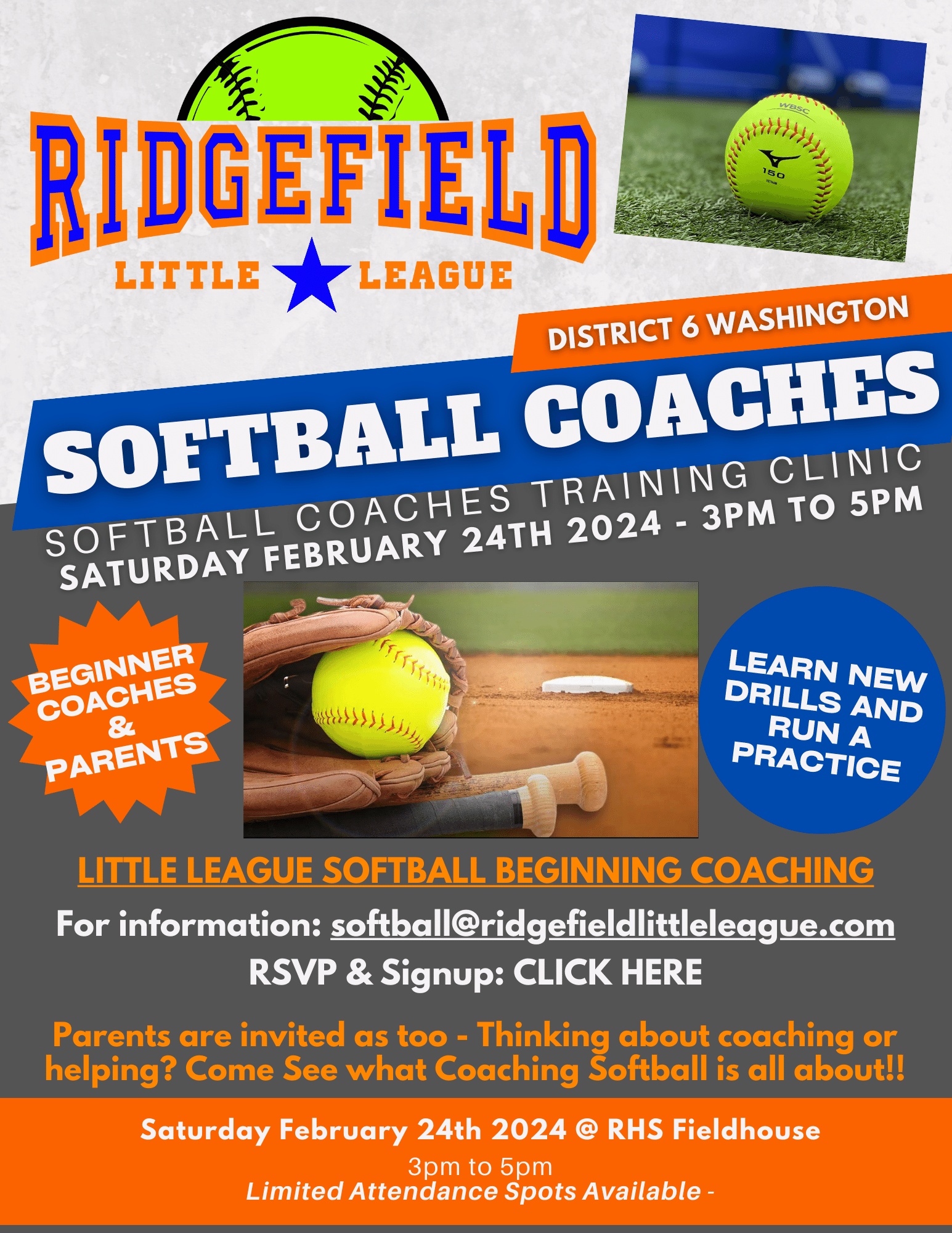 Softball Coaches Clinic